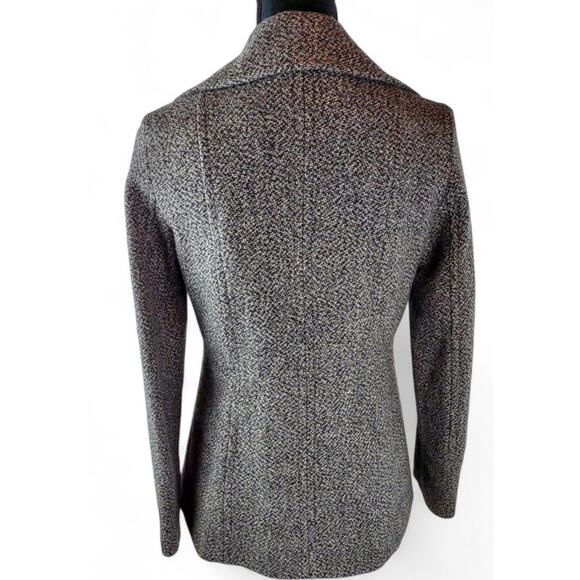 LONDON FOG Women's Coat Jacket Blazer Grey Small Polyester Wool Winter Formal - Picture 2 of 4